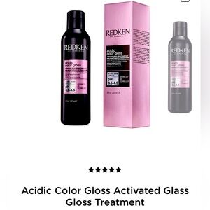 Acidic Color Gloss Activated GlassGloss Treatment
